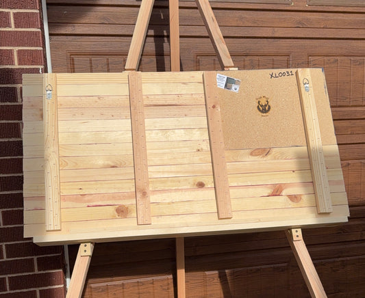 XL Subtle Red, White & Blue. Handcrafted Wooden American Flag #XL0031